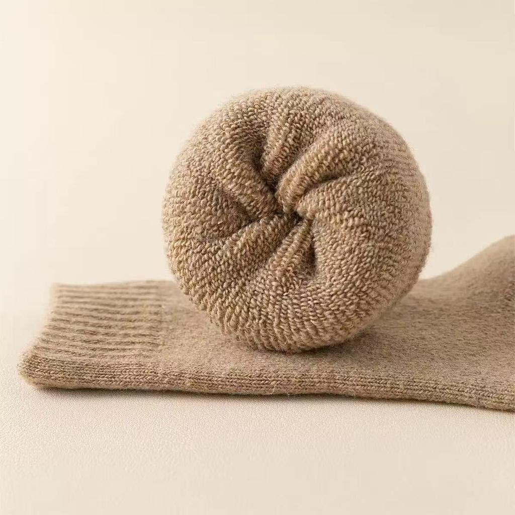 1/3/5 Paar Winter Warme Extra Dicke Woll-Kaschmir-Socken für Wärme