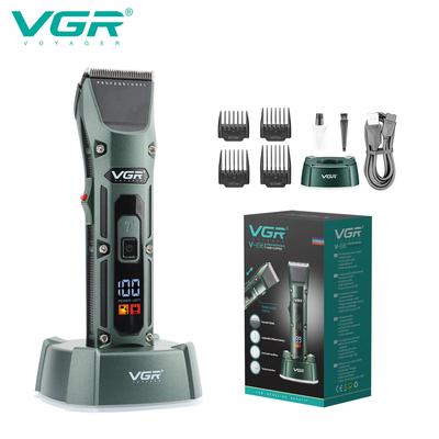 Powerful Cordless Hairclipper Cliper Professional LED USB Barber Adjustable Hair Cutting Machine with Charging Dock Base Freight