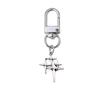 Hollow Star Charm Pendant Keychain Stylish Crystal Star Moon Keychain Car Keyring for Women Bag Ornament Backpack Decors