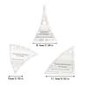 Acrylic Irregular 90° Sewing and Patchwork Ruler for Fabric Cutting