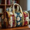 Small Animal Sunflower Print Travel Bag Unisex Gym Sports Large Capacity Weekend Overnight