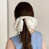 Unique Lace Hair Clip Embellished Bows Spring Grip Design Elegant Hair Accessories For Bridal Party Prom And Daily Use