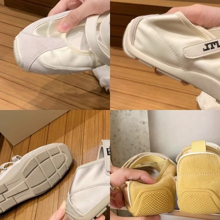 Rindslederversion~ Traubenmutter Innenhöhe erhöhen Klettverschluss Deutsche Trainingsschuhe atmungsaktives Mesh Ballettstil Sport Freizeitschuhe Damen