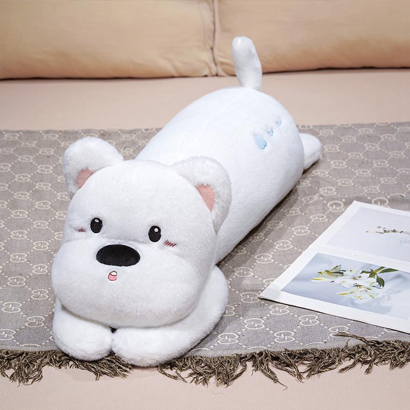Cute Husky Dog Plush Toy Stuffed Animal Soft 30/40/50CM Kawaii Lying Brown Pet Puppy Pillow Doll Toys for Xmas Gift