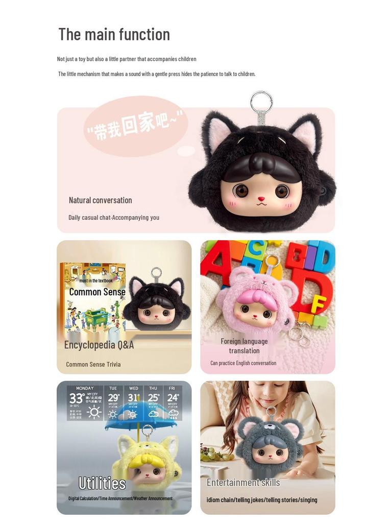 AI Plush Doll: Interactive Learning & Sleep Aid for Kids