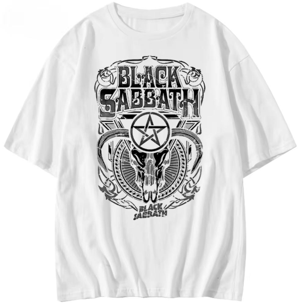 2025 Sommer Herren Kurzarm Extrem Berühmt BLACK SABBATH Band T-Shirt Britischer Rock Black Sabbath Europäischer und Amerikanischer Trend