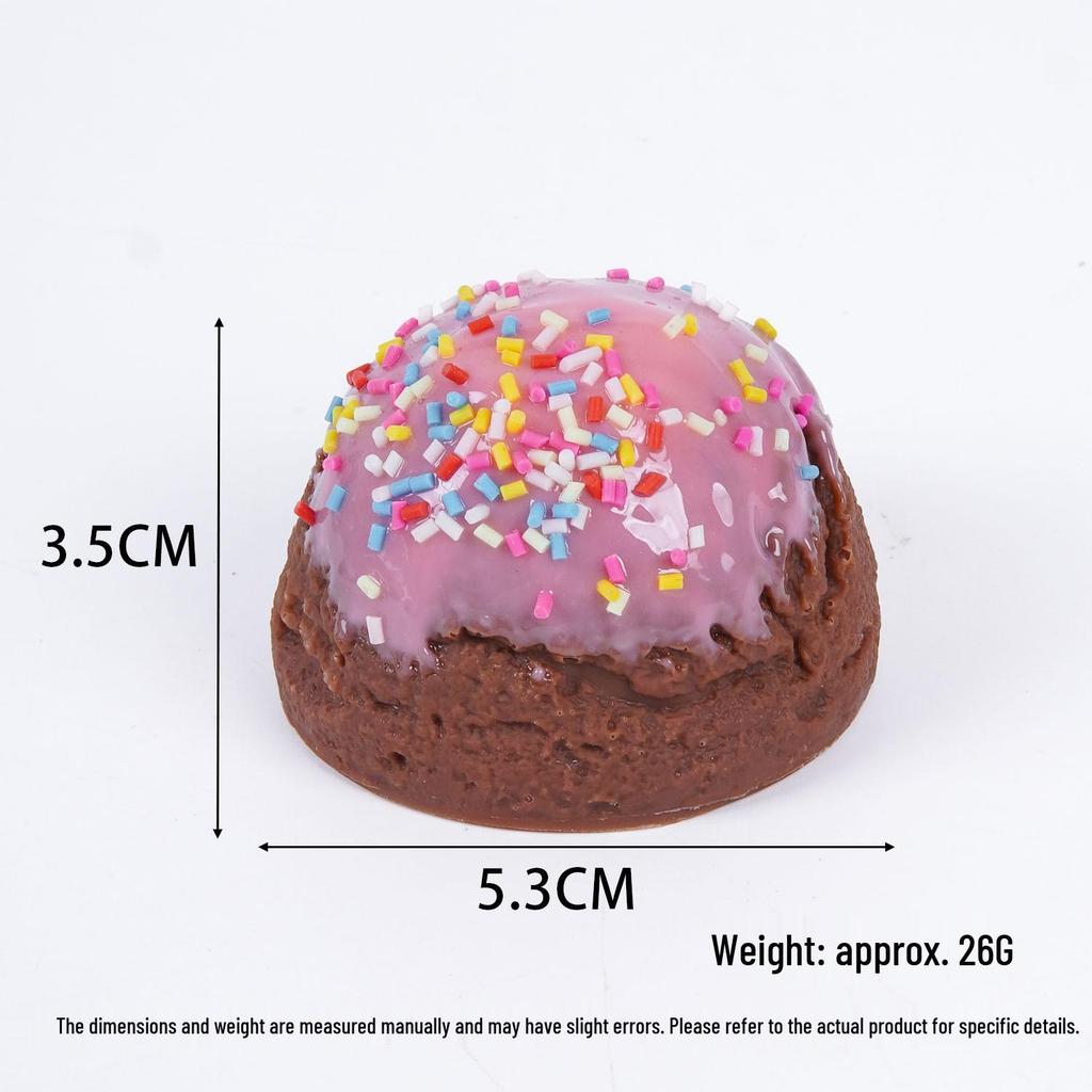 Simulated Jam Ice Cream Ball Toy - Fun Dessert Decoration