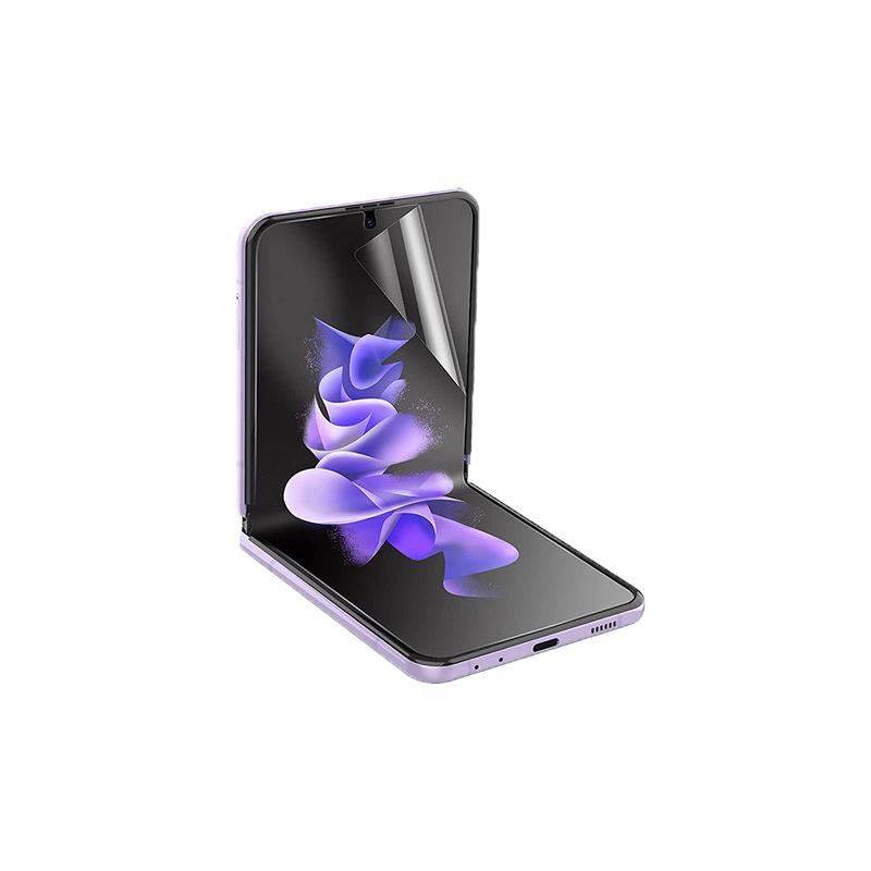 Matná hydrogelová fólie TPU na skládací displej Samsung ZFlip6 pro 4./5. generaci.