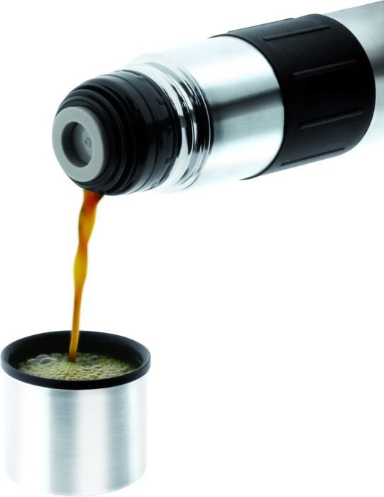 Isotherme - JATA - PARE 838 - 1 Litre - Blanc - Double Paroi - Bouchon À Vis