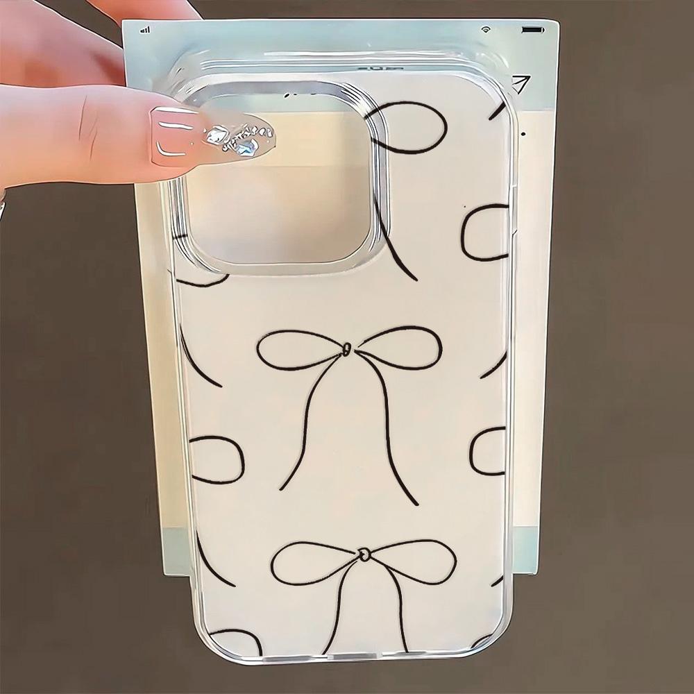 Painted Phone Case for iPhone 12 13 15 16 iPhone 16 12 13 14 15 Pro  14 15 16 Pro Max Coverage Shockproof Anti-Fingerprint Fresh Style Protective Case