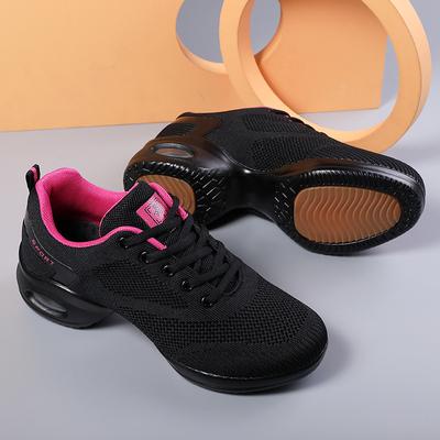 New Square Dance Shoes Mid-heel Mesh Dance Shoes Breathable Dance Shoes Women's Soft-soled Sailor Dance Shoes
