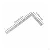 Right Angles Ruler Thickened Carpentry Square Steel for Woodworkers, Carpenters,