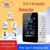 Carbon Dioxide Detector: CO2, PM2.5, PM1.0, Formaldehyde, TVOC, Temperature & Humidity Monitor