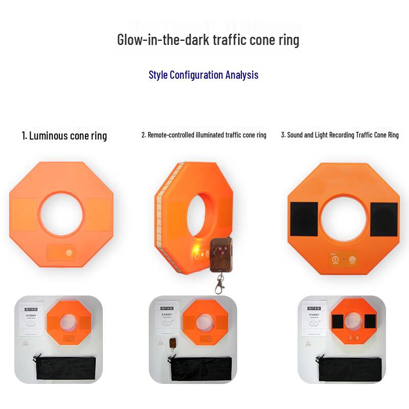 

Jingnuo Smart Voice Road Cone Warning Light 1