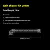 Aquarium Rain Spray Bar Outflow Pipe Transparent Acrylic Rain Shower Outlet Tube Kit Fish Tank External Filter Accessries