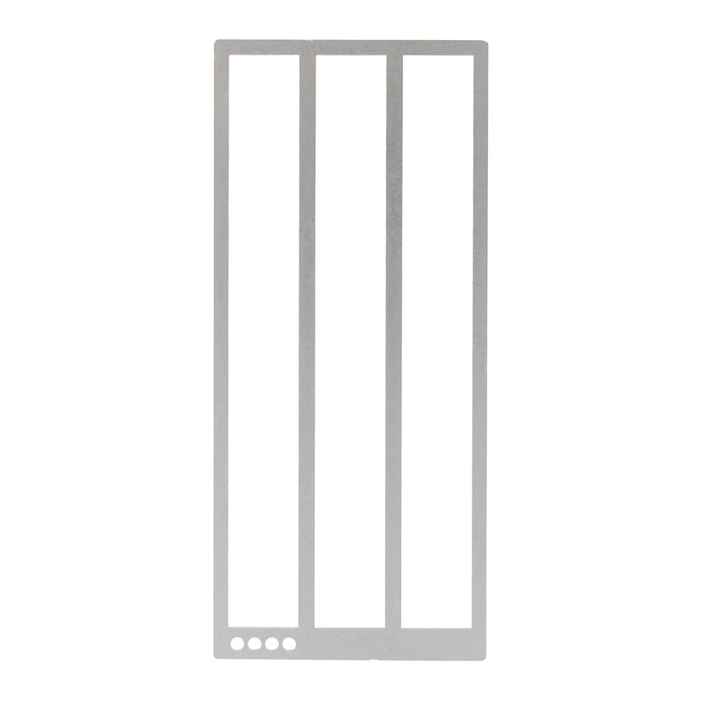 DIY Diamond Painting Ruler Textured Grid Tool Non-Slip Ruler for Diamond Art Ruler Metal