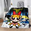 29 Style New Kawaii P-Powerpuff Girl Cartoon Blanket,Soft Throw Blanket for Home Bedroom Bed Sofa Travel Picnic Cover Kid Gift