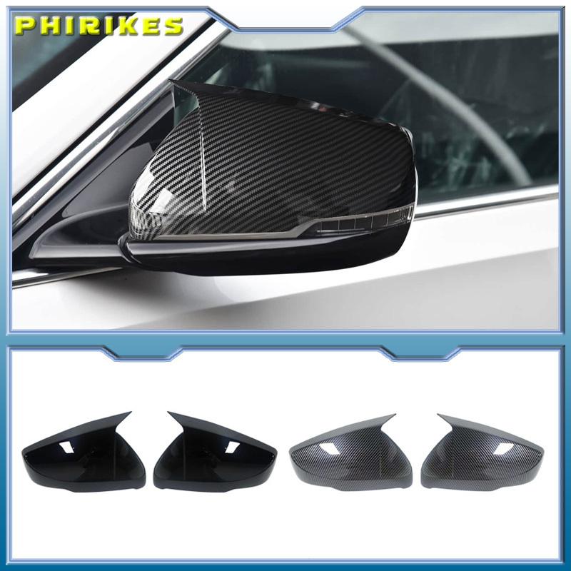 For US Version Cadillac CT5 CT6 2024 ABS Car Rearview Side Mirror Cover Wing Cap Door Trim Adhesive Sticker