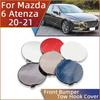 Car Front Bumper Tow Hook Eye Cover for Mazda 6 Atenza Sedan