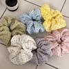 Women's 6-color Heart-dotted Scrunchie Hair Tie