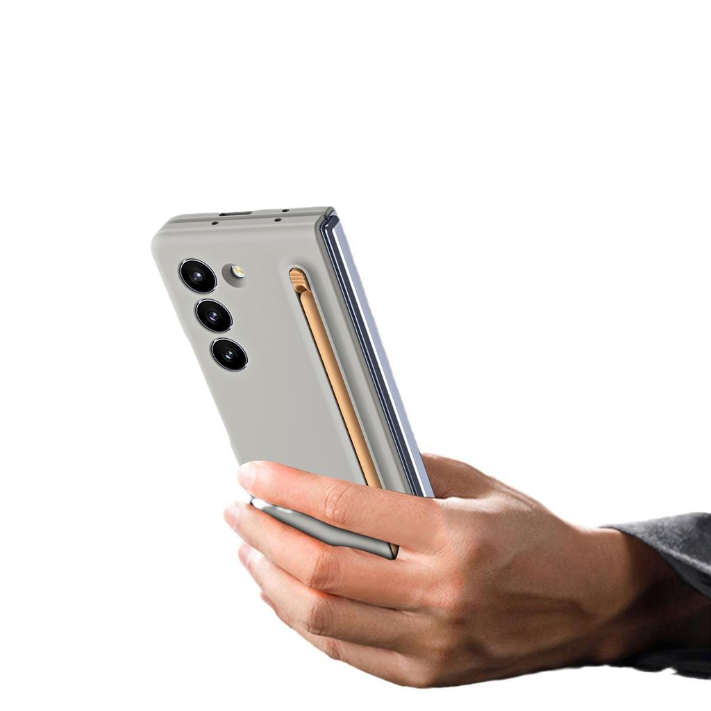 Applicable to Samsung ZFOLD5 mobile phone case with pen W24 anti-drop protective case Z FOLD4 all-inclusive ZFOLD6 business model
