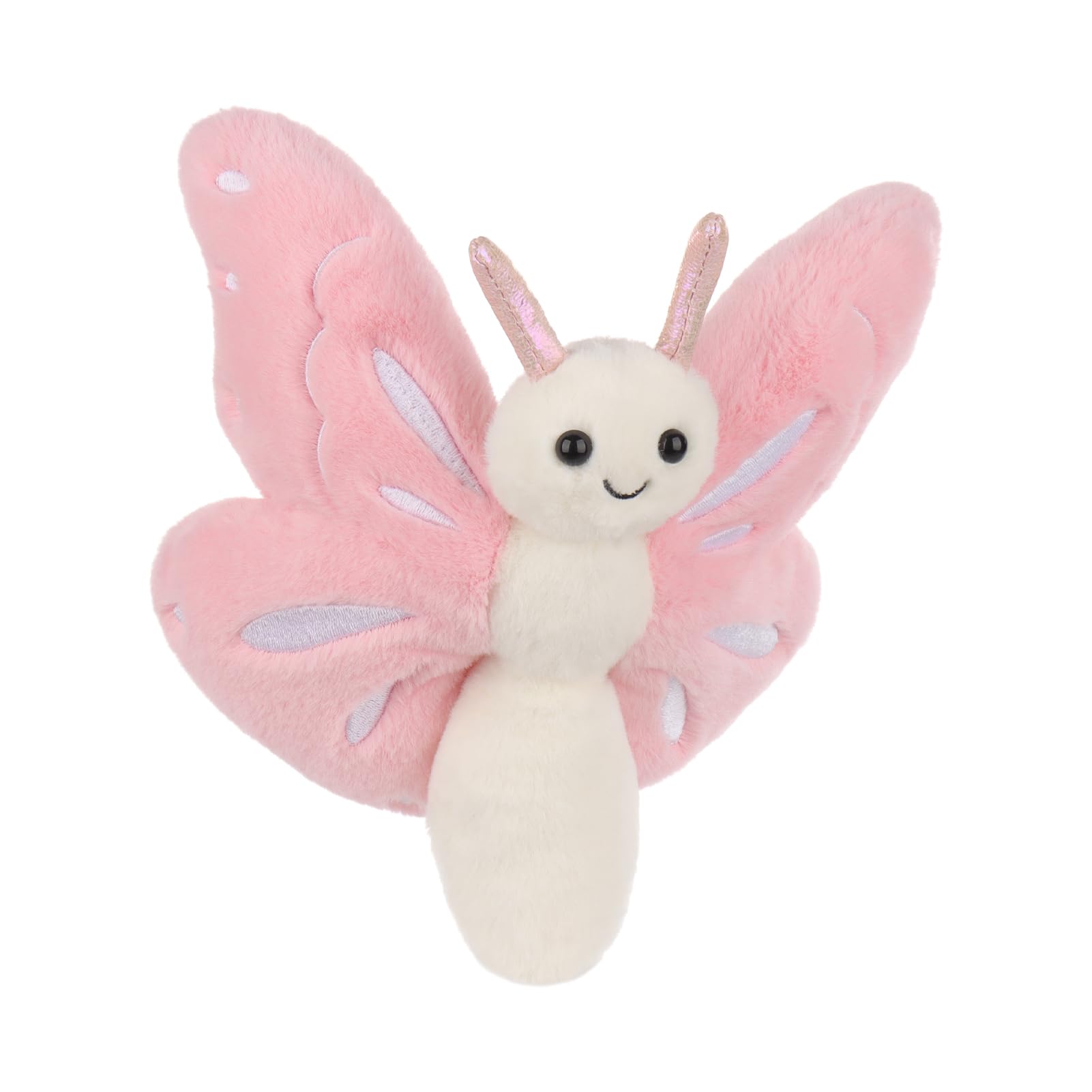 

Apricot Lamb Pink Butterfly Plush Soft and Fluffy Pink Butterfly for Girls and 19cm Children s Toy, Cute, Boys, розовый