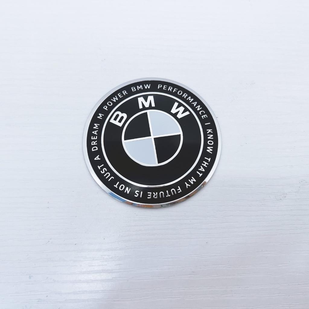4pcs 56/60/65/70mm automobile wheel center sticker is suitable for BMW 1/3/5/X tire center metal sticker decoration.
