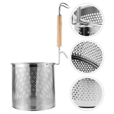 Colador de Alambre para Fideos Espagueti Espumadera Colador Filtro de Acero Inoxidable Cesta para Hervir Pasta