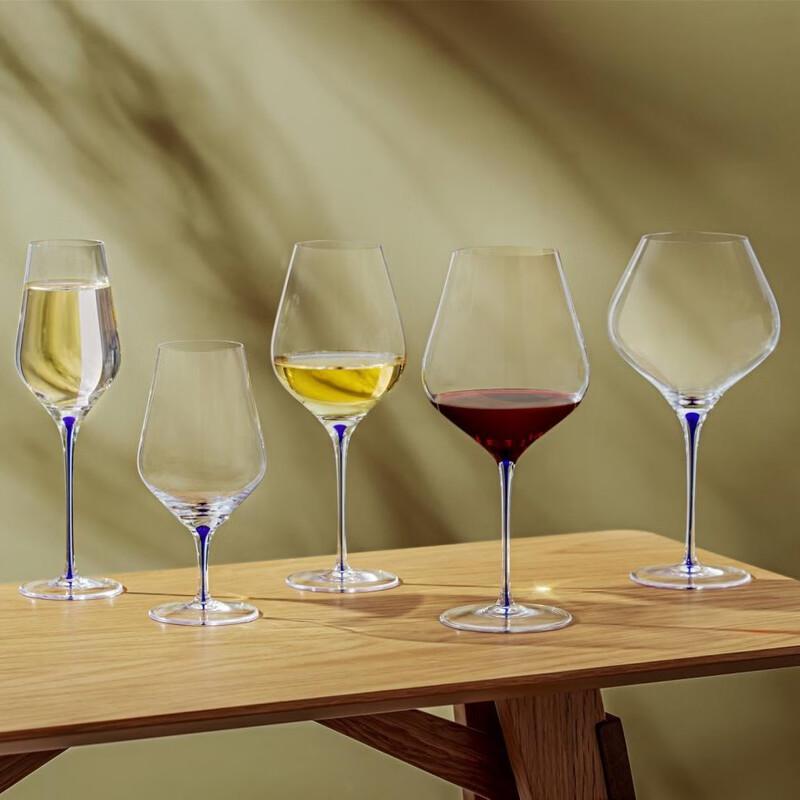 Blue Teardrop Lead-Free Crystal Universal Wine Glass 500ml