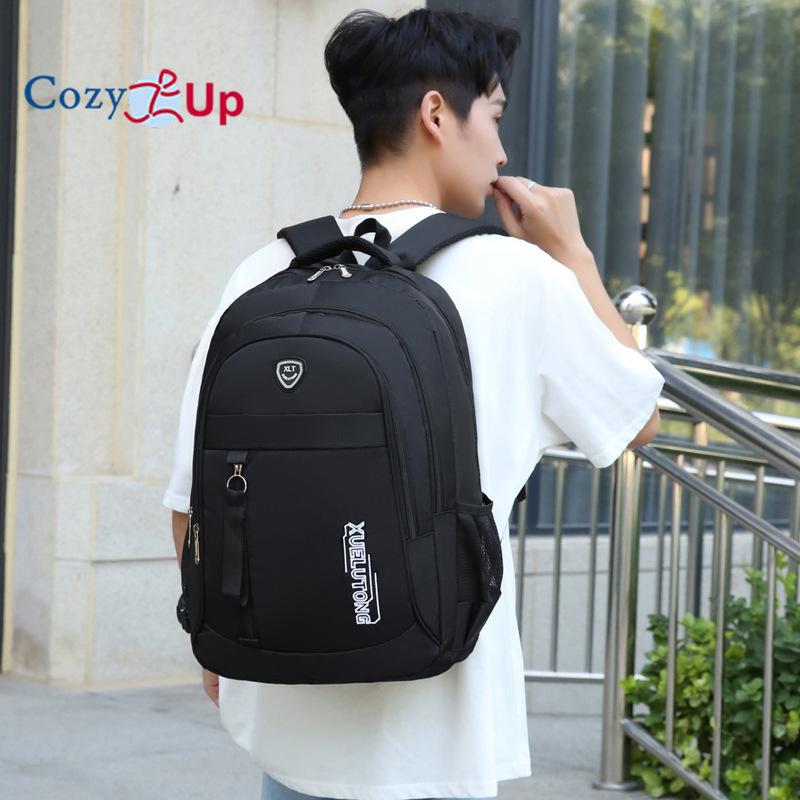 Открытый рюкзак Рюкзак большой емкости Студенческая школьная сумка Мужская деловая — фото 5