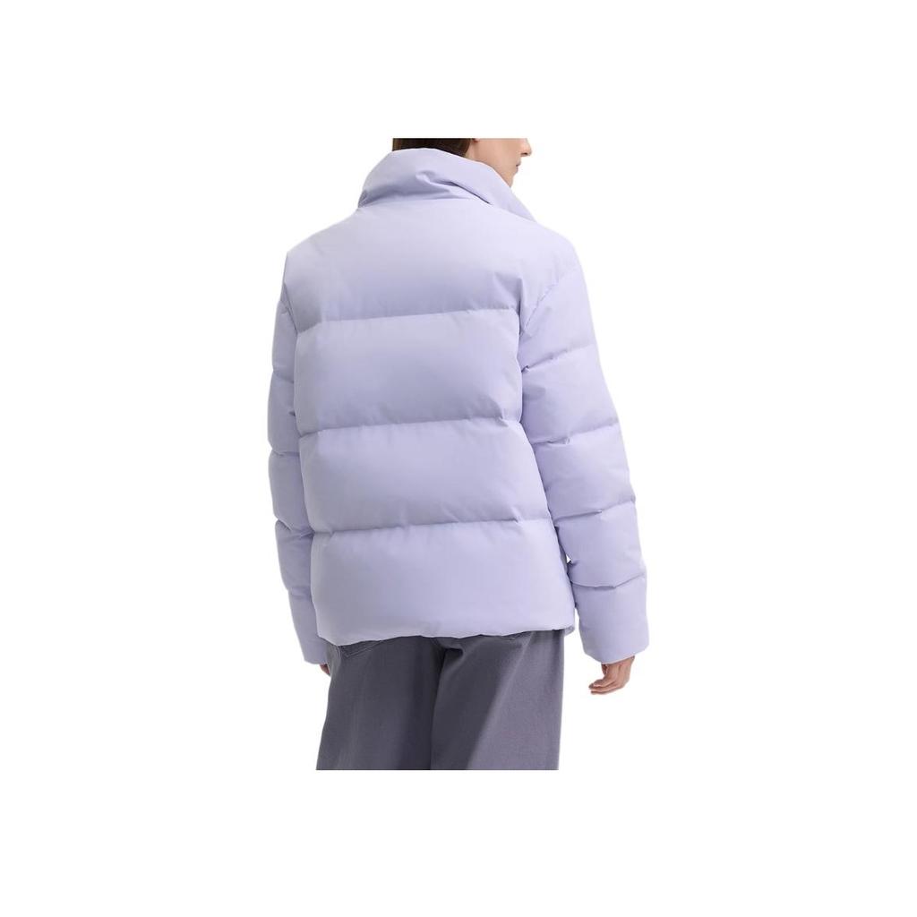 FILA Fleece Lined Full Zip Stand Collar Warm Water Resistant Stain Resistant Commuter Business Long Sleeve Puffer Jacket F51M449904F-PR