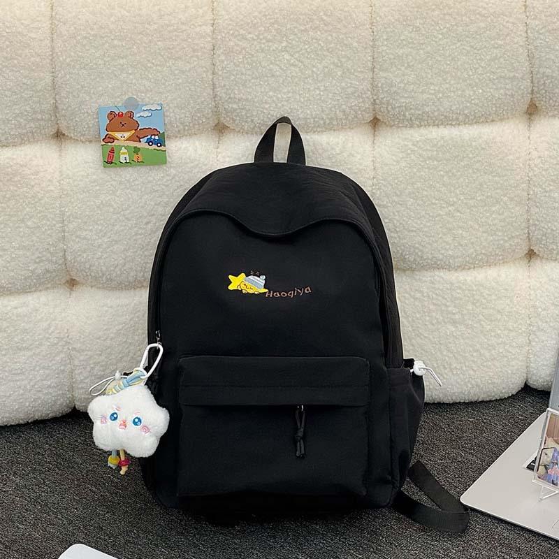 Schoolbag Japanese Ins Small Fresh Casual Schoolbag Female High Value Junior High School Student College Student Cute Backpack Lightweight Backpack