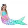 Mermaid Sleeping Bag Universal Soft Mermaid Tail Blanket Beautiful Cozy Rainbow Mermaid Blanket Children's Anti Kick Sleeping Bag