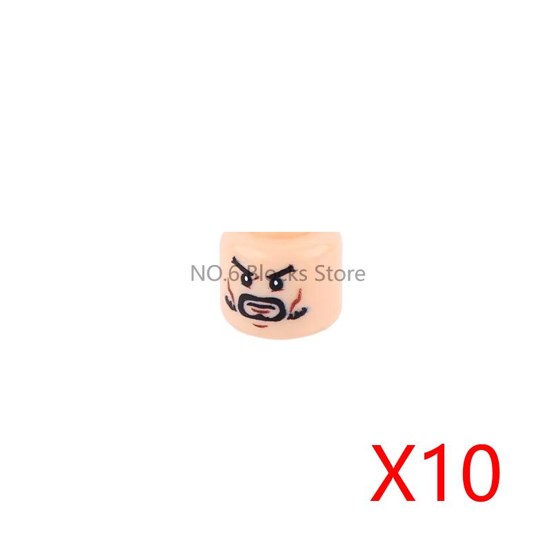 City Building Blocks Body Character Clothing Head Face DIY Parts Hair Expression Accessories Figure Headwear Helmet Bricks Toys