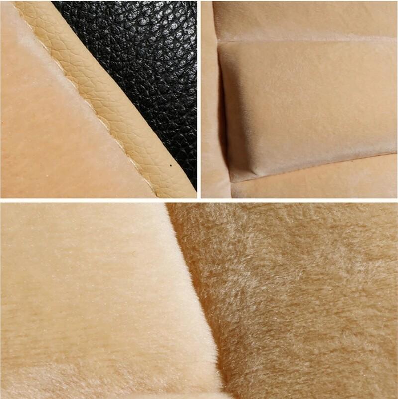 Cheap Plush Car Seat Cover Universal Pink Seat Cushion Auto Seat