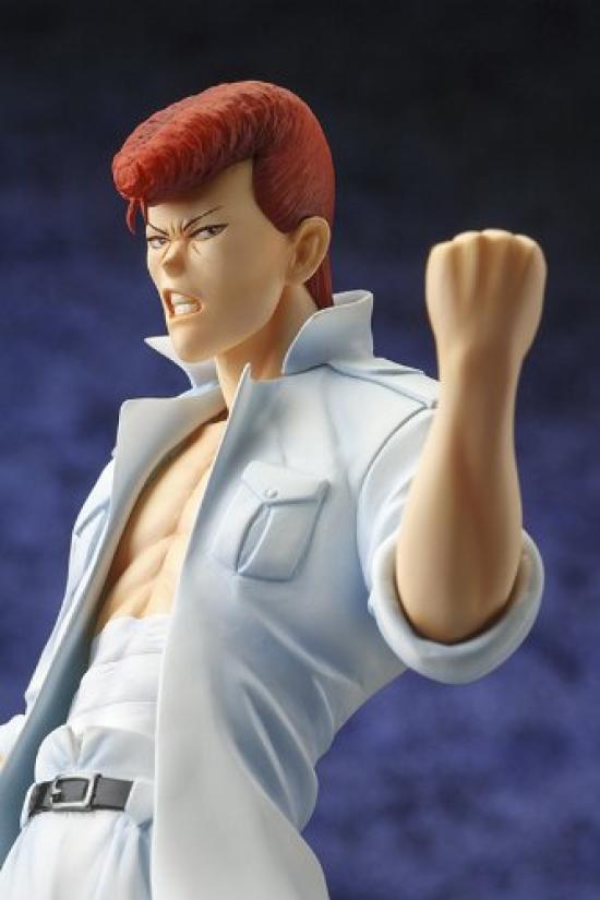Kotobukiya Yu Yu Hakusho ARTFX J Kazuma Kuwabara stupnice PVC lakovaný hotový výrobek 1/8