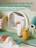 Children Wooden Dressing Table Role Play Set Toy Kids Girls Vanity Mirror Make Up Desk Toy Play