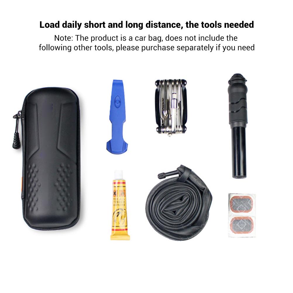 Fahrrad Werkzeug Tasche Bike Lagerung Kapsel Wasserdichte EVA Hard Shell Radfahren Reparatur Werkzeug Tasche