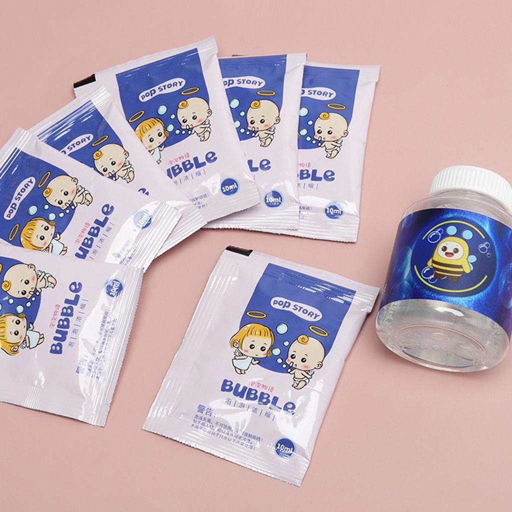 Non-Toxic 10-30Pcs Bubble Machine Supplement Liquid Colorful Bubble Concentrated Granules 10Pcs 500Ml Bubble Gun Supplement Granules