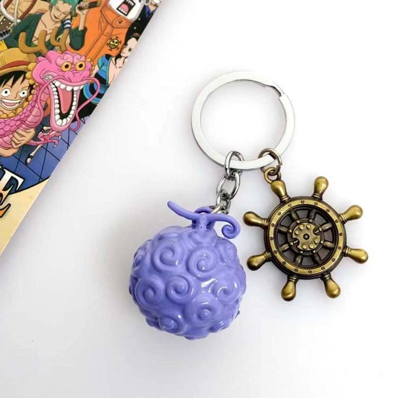 

Дьявольский фрукт Ван Пис Брелок Луффи Эйс Ло Подвеска для школьной сумки Рождественский подарок Rudder