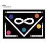 Basketball Footwork Trainer Training Mat Non-Slip Low Noise System Dribbling Agility Footstep for at Home Speed