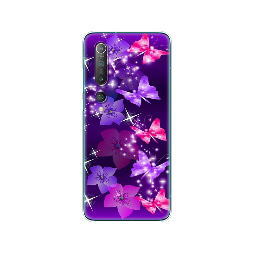 Silicon Case For Xiaomi Mi 10 Case Soft TPU Back Phone Cover For Xiaomi Mi 10 Pro Mi10 Etui 6.67" Full Protection Coque Bumper