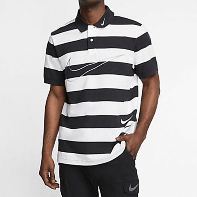 Nike Polo Shirt Men's Black White CJ4910-011