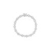 Monaco Bracelet Shining Six-pointed Star Jewelry, Shooting Star Circle Design, Synthetic Cubic Zirconia, Bracelet, Same Style for Men WB4872OX