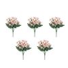 5 Bundle High Fidelity Gradient Artificial Daisy Bouquet  DIY Flower Arrangement