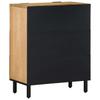 Sideboards 2 pcs Brown 60x33x75 cm Solid Mango Wood