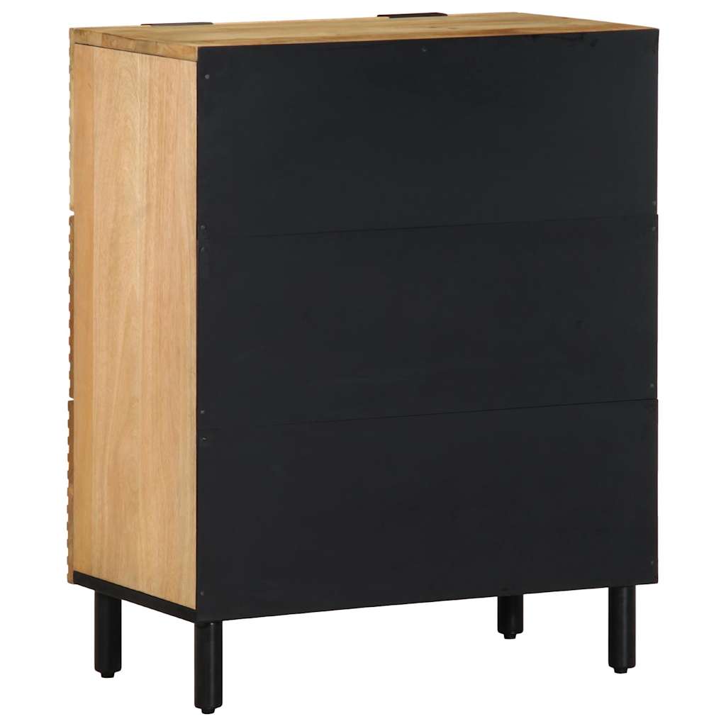 Sideboards 2 pcs Brown 60x33x75 cm Solid Mango Wood