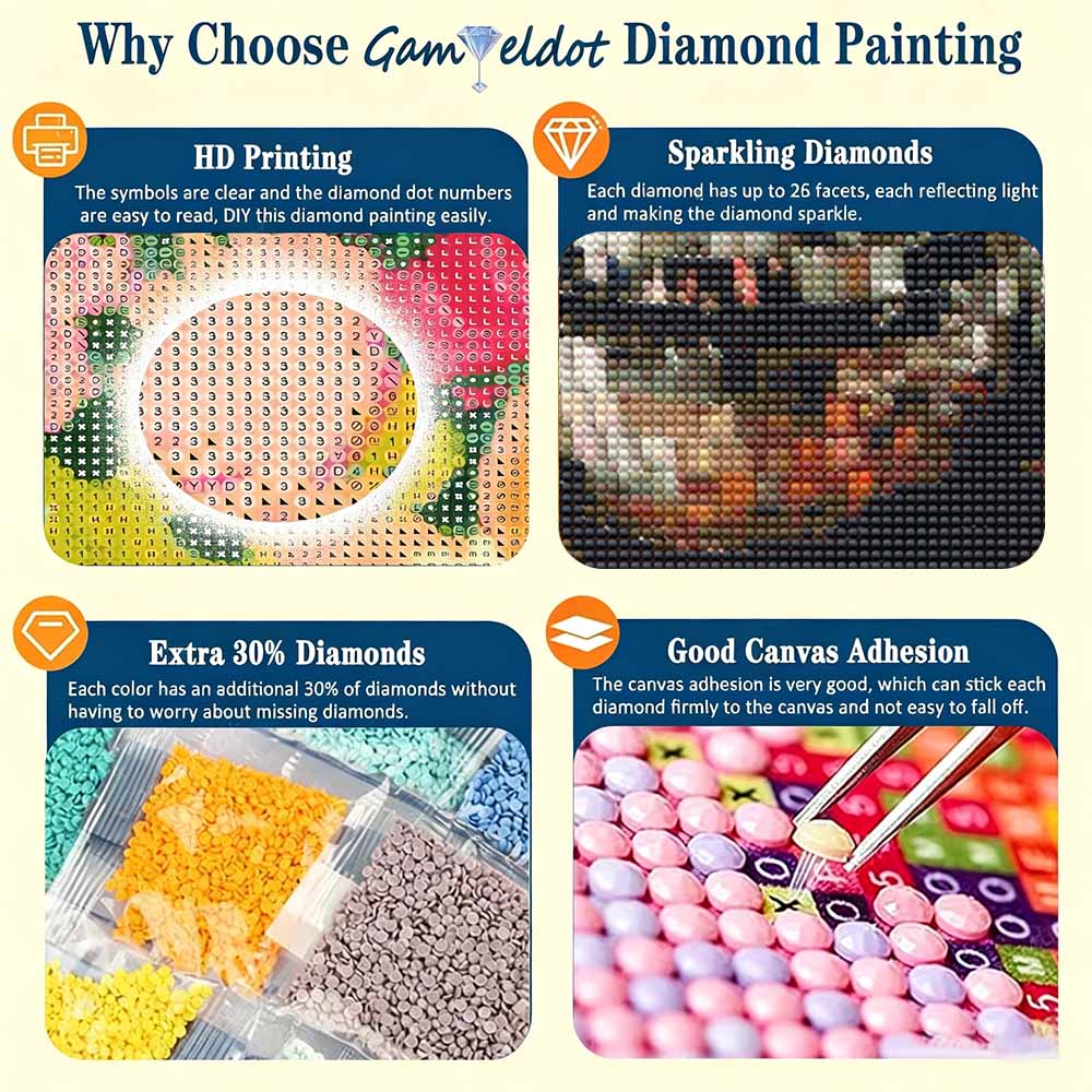 Diamond Painting Beautiful Flowers In Vase DIY 5D Home Room Decoration Kit