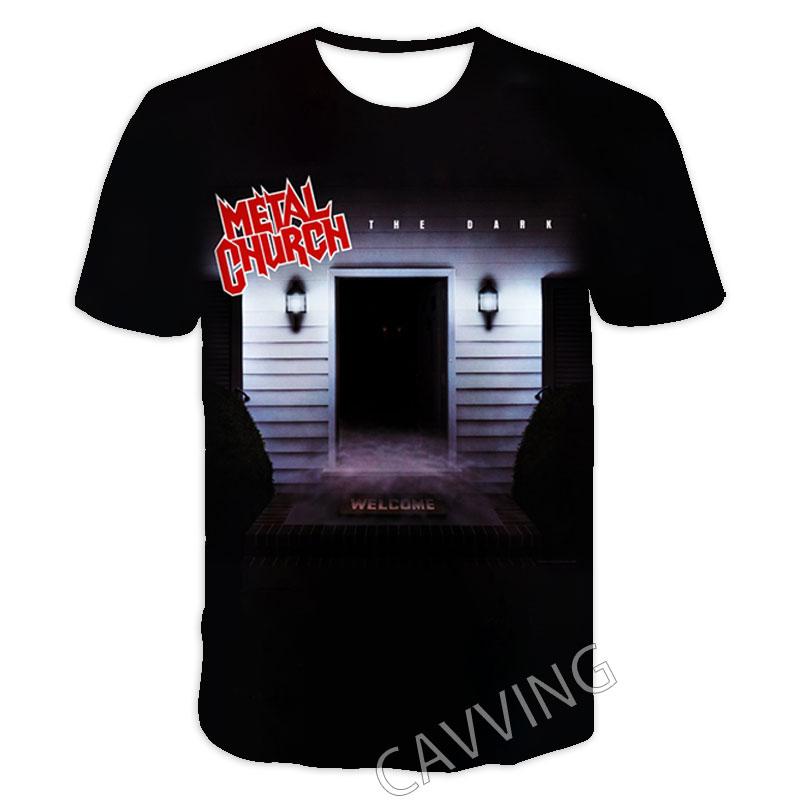 New Fashion Women/Men's 3D Print  Metal Church Rock   Casual T-shirts  Hip Hop Tshirts Harajuku Styles Tops Clothing