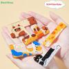 Assorted Cute Dog Acrylic Ruler Set, 5cm Mini Irregular Shaped Measuring Ruler for Kids & Stationery